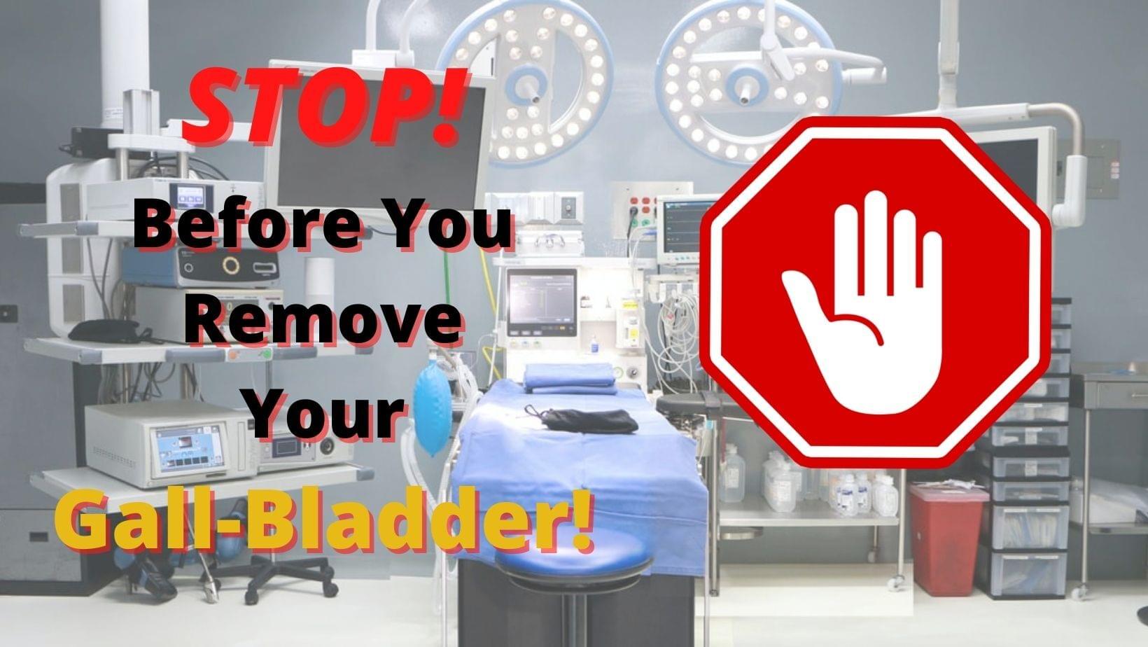 What to know before gall bladder surgery